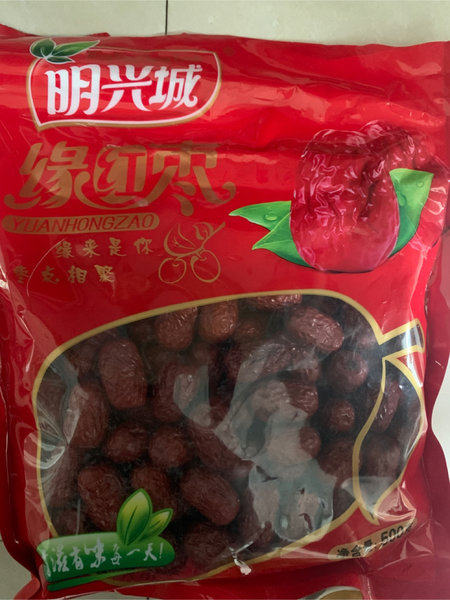 <em>明兴</em> 兴业金丝红枣500g