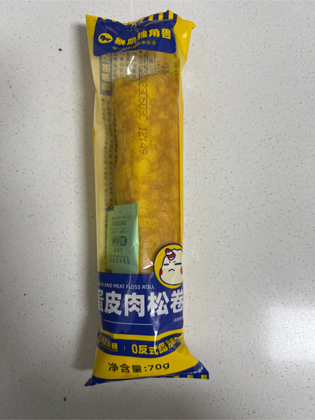 暴肌独角兽 蛋皮肉松卷