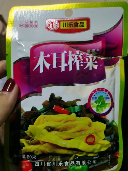 川乐 木耳榨菜60g