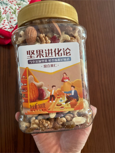 坚果<em>进<em>化论</em></em> A款罐装混合果仁500g