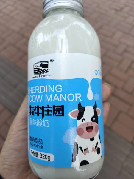 牧牛庄园 随酵随到酸奶饮品320ml