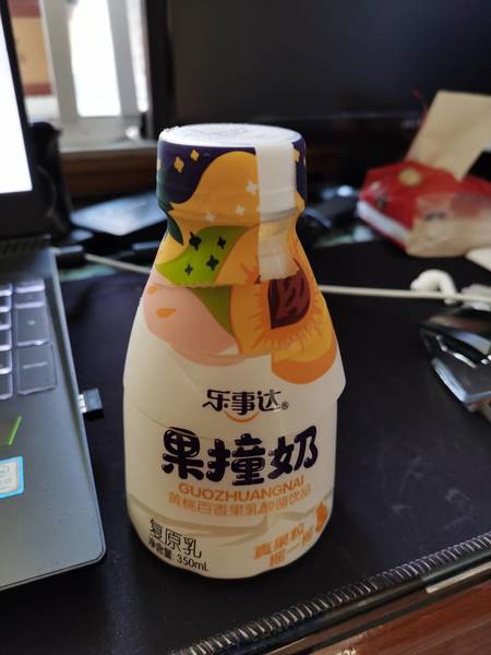 乐事达 果撞奶黄桃百香果乳酸菌饮品