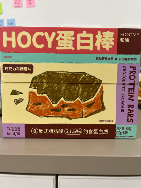 和浠 HOCY蛋白棒-巧克力布朗尼味