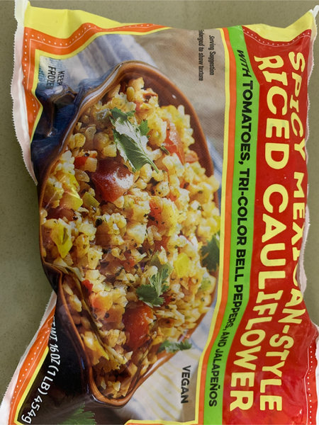 Trader Joe’s SpicyMexican-stylericedcauliflower