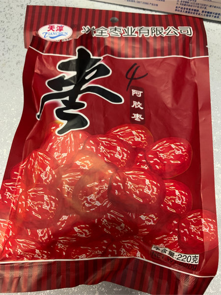 天淳 阿胶枣220g