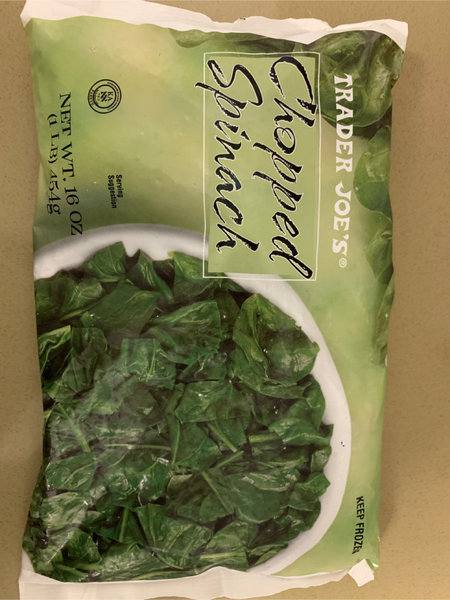 Trader Joe’s <em>Choppedspinach</em>