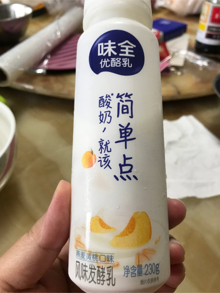 味全优酪乳 风味发酵乳(燕麦黄桃)