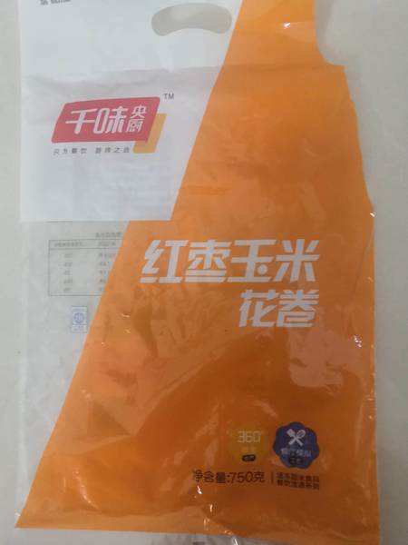 千味央厨 千味750g精品红枣玉米花卷(25g)