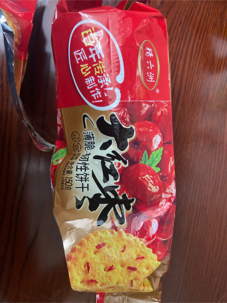 精六洲 大红枣薄脆韧性饼干