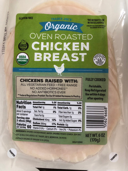 Trader Joe's OrganicChickenBreast