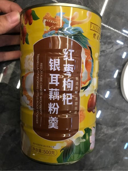 梵麦乐 红枣枸杞银耳藕粉羹(图腾版) 500g罐装