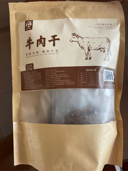 糖二姐 牛肉干(辐照食品)