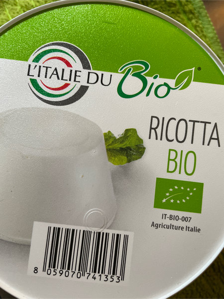 L’Italie du bio Ricotta