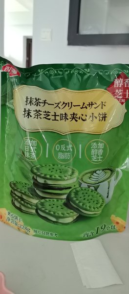 四洲 抹茶芝士味夹心小饼