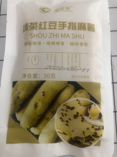 波波猴 手指麻薯抹茶红豆味50g