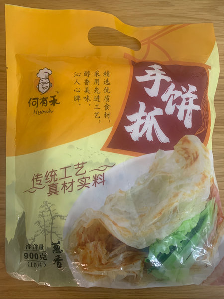 何有禾 葱香手抓饼 饼