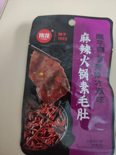 伟龙食品 火锅毛肚(麻辣味)