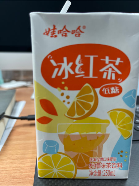 娃哈哈 冰红茶柠檬味茶饮料(低糖餐饮特通版)新配方新包装