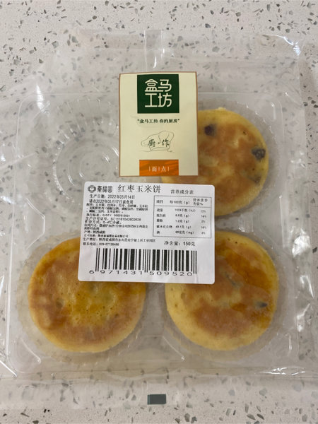 盒马工坊 红枣玉米饼