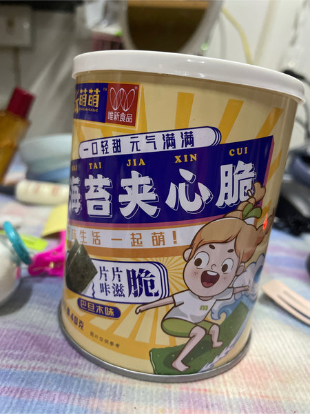 唯新食品 张萌萌巴旦木味海苔夹心脆