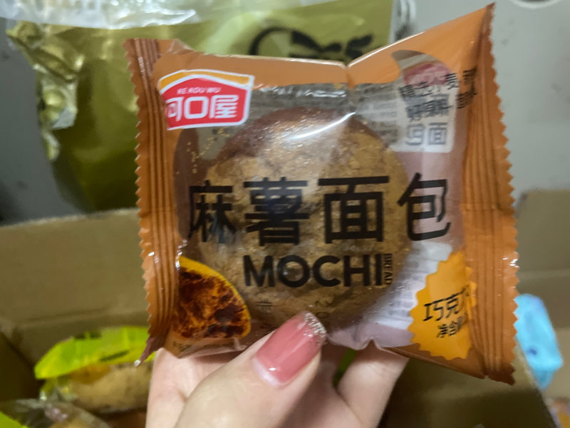 可口屋 麻薯面包巧克力味