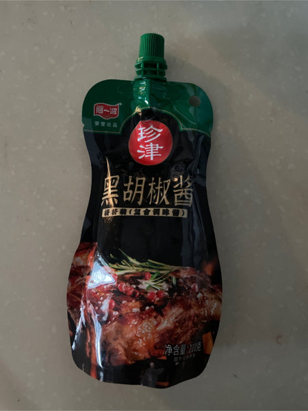 珍津 黑胡椒酱(挤挤装)