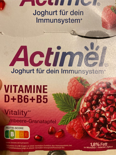 <em>Actimel</em> <em>酸奶</em>