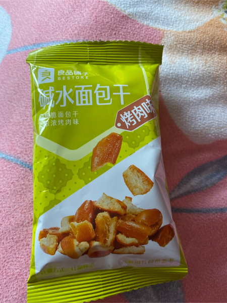 良品铺子 碱水面包干(烤肉味)