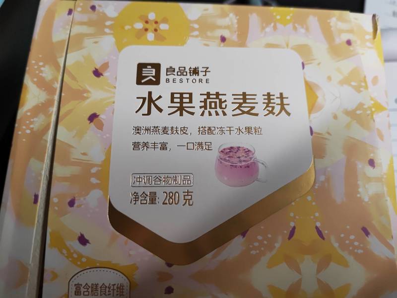 良品铺子 水果燕麦麸