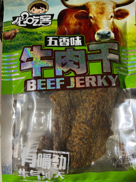 必吃客 牛肉干五香味