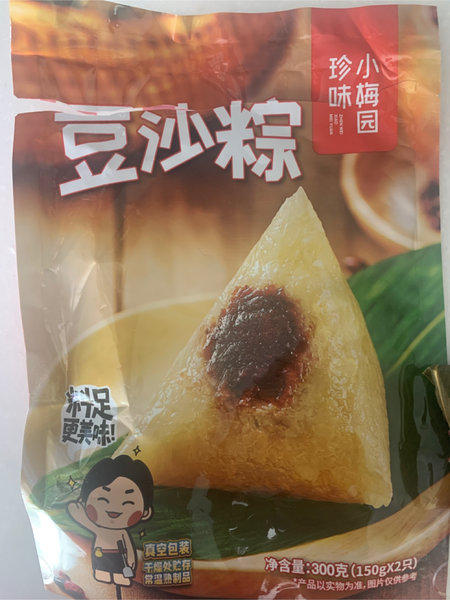 珍味小梅园 豆沙粽300g