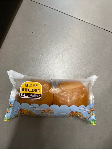 谷留鲜 麻薯红豆餐包