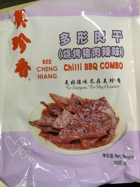 美珍香 多形肉干(烧烤猪肉辣味)