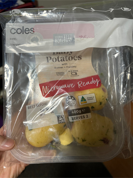 coles Babypotatowithbutterandparsley