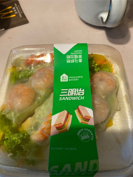 盒马烘焙 虾仁蟹柳越南卷