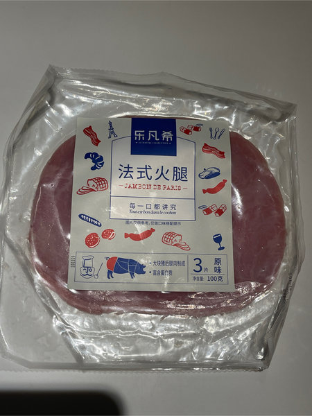 乐凡希 法式火腿 原味  3片