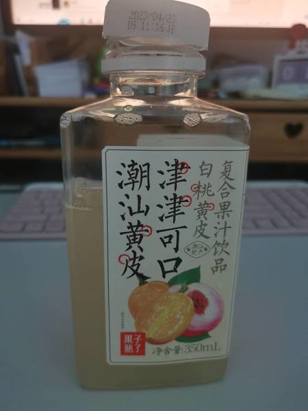 果子熟了 白桃黄皮复合果汁饮品 350ml