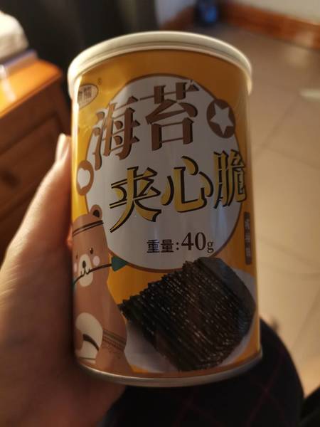 美食熊 海苔夹心脆