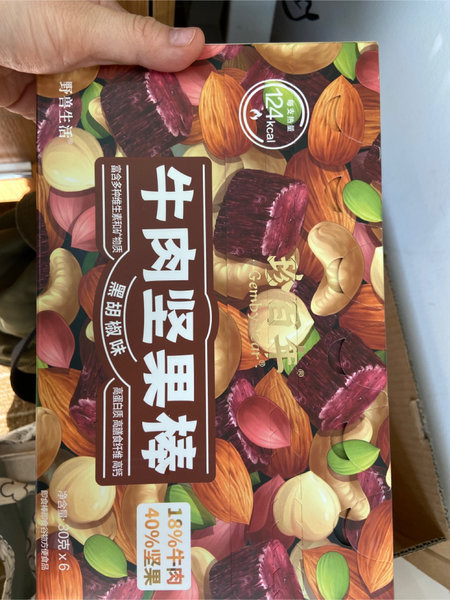 珍百年 牛肉坚果棒(黑胡椒味)