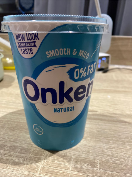 Onken. 0% fat natural 脱脂酸奶