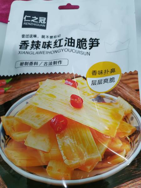 仁之冠 香辣味红油脆笋