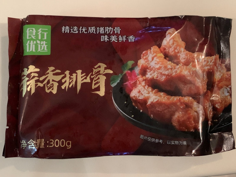 食行优选 蒜香排骨300g