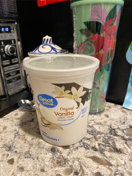 Great value orginalvanillalowfatyogurt