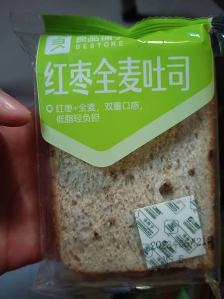 良品铺子 红枣全麦吐司