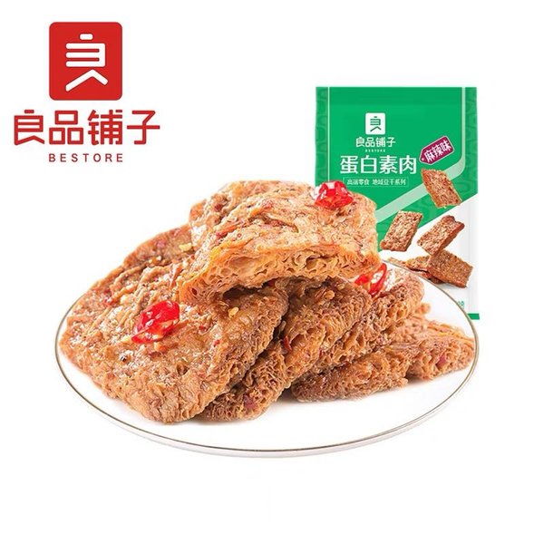 良品铺子 手撕素肉(香辣味)220克