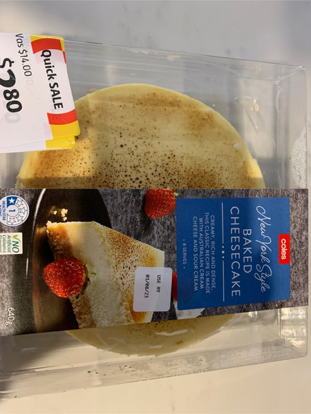 coles Bakedcheesecake