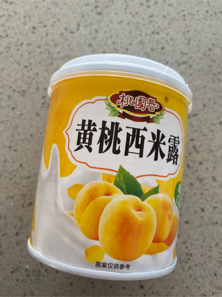 桃园春 黄桃椰果西米露罐头(酸奶味)