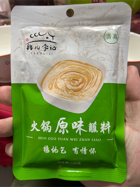 鸦儿李记 原味火锅蘸料120g