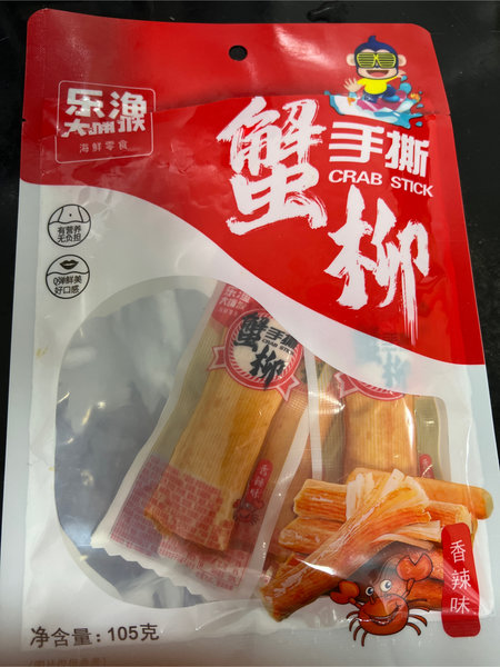 乐渔大嘴猴 手撕蟹柳(香辣味)