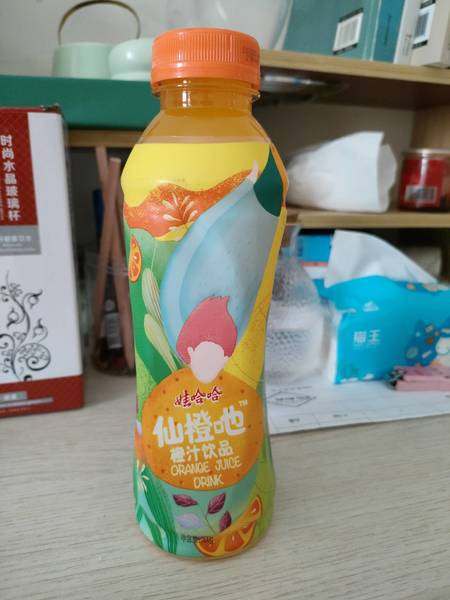 娃哈哈 鲜橙吔橙汁饮品(蓝莓瓶新图案)